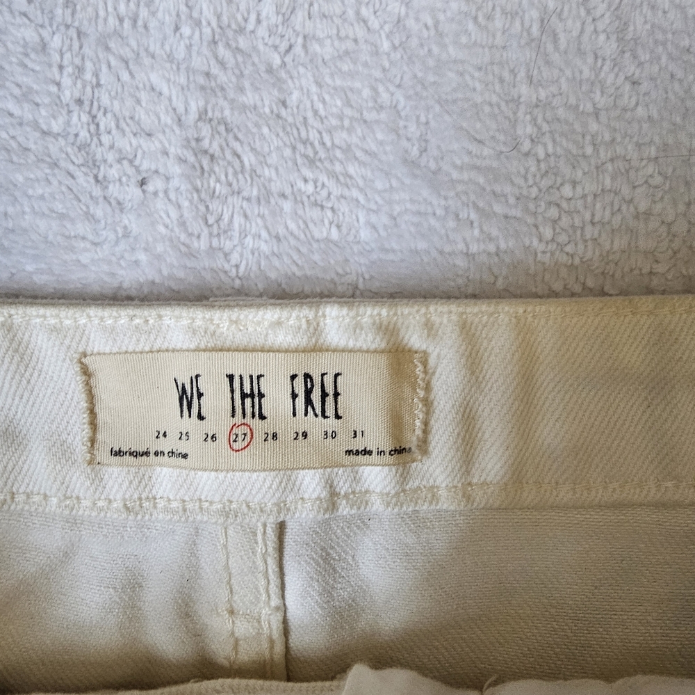 Free people denim skirt
